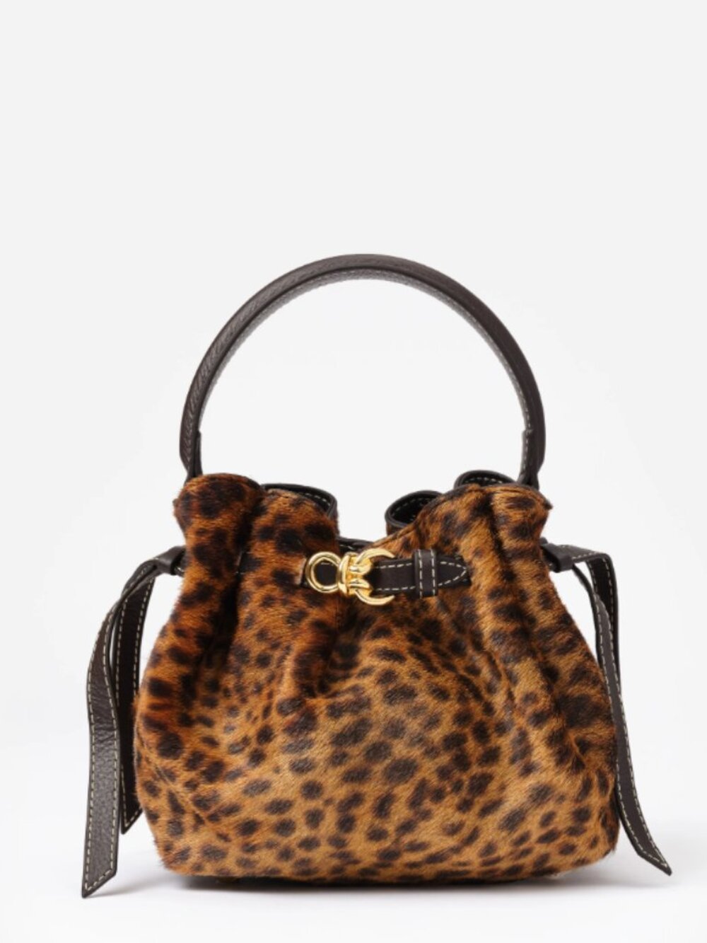 The Mini Lex Pony Hair Handbag in Leopard